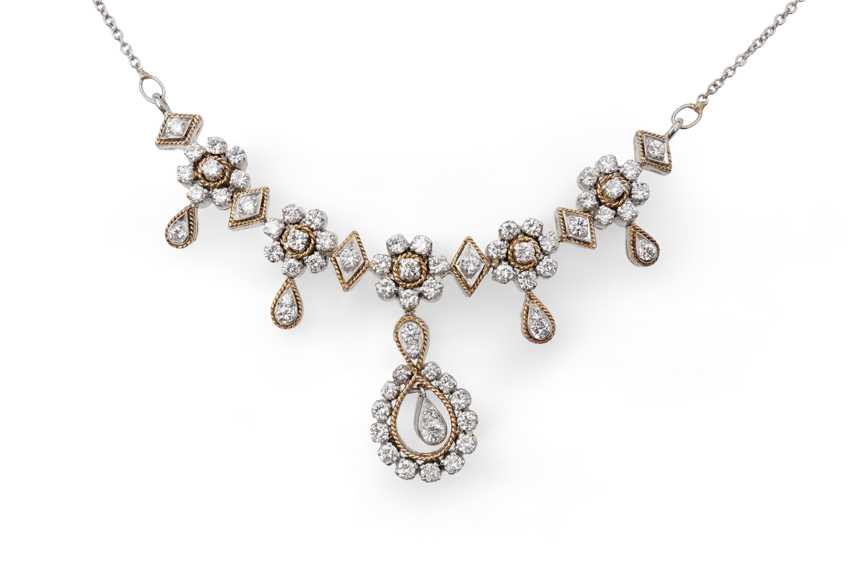 A diamond necklace